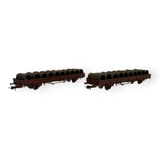 [RO6600119] Coffret de 2 wagons ranchers pivotants - Roco 6600119 - SNCF - EP. IV