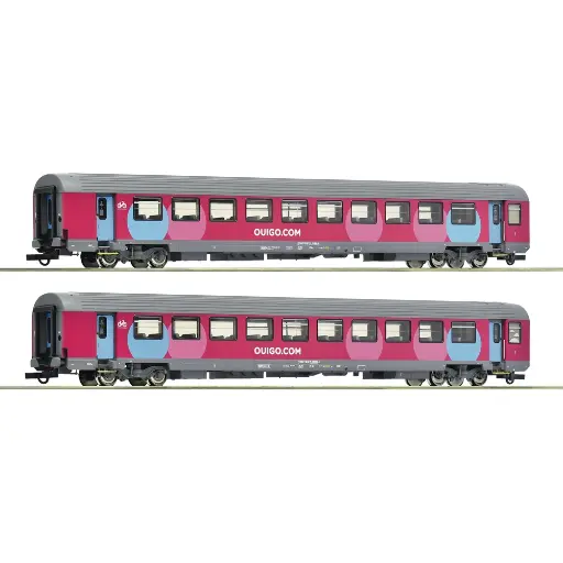 [RO6200024] Coffret de 2 voitures voyageurs corail - Roco 6200024 - SNCF - HO 1/87 - EP. VI