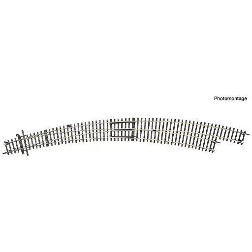 Aiguillage courbe à droite BWr9/10 - Roco 42479 - HO 1/87 - 2R