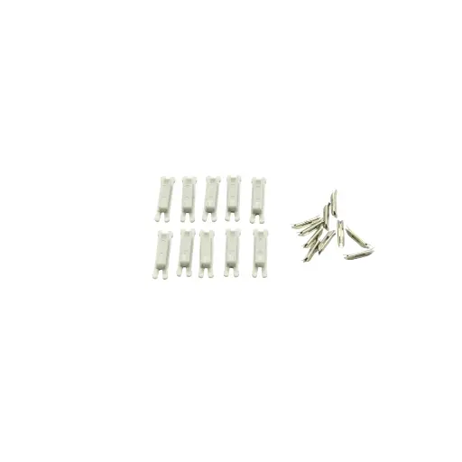 [RO7297412] 10 connecteurs de rail - Rokuhan 7297412 - Z 1/220