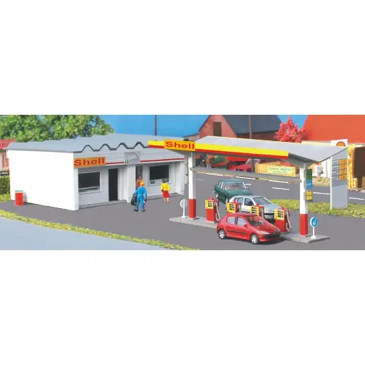 [SA0165] Station-Service Shell - Boutique - Restaurant Escapade - SAI 165 - HO 1/87 - EP V/VI