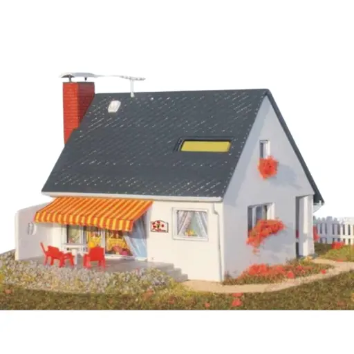 [SA0204] Pavillon "Les Coquelicots" - SAI 204 - HO 1/87 - 120 x 95 x 79 mm