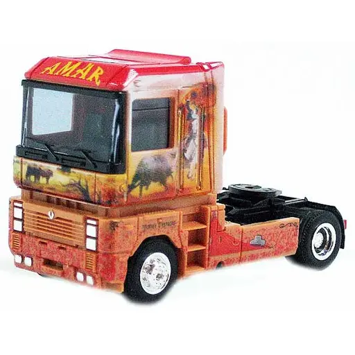 [SA8510] Camion Renault Magnum du cirque "AMAR" - HO 1/87 ème - AWM