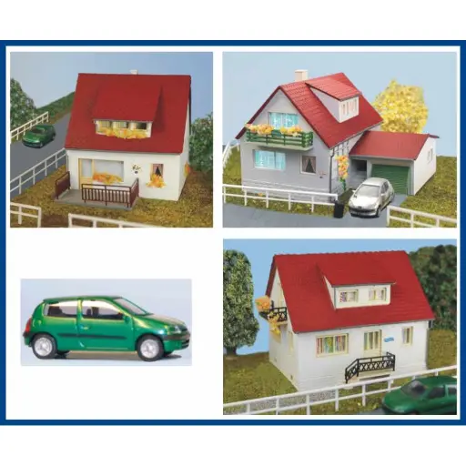 [SA0215] Coffret de 3 Pavillons - SAI 215 - HO 1/87