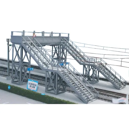 [SA0110] Passerelle 2 Voies - SAI 0110 - HO 1/87
