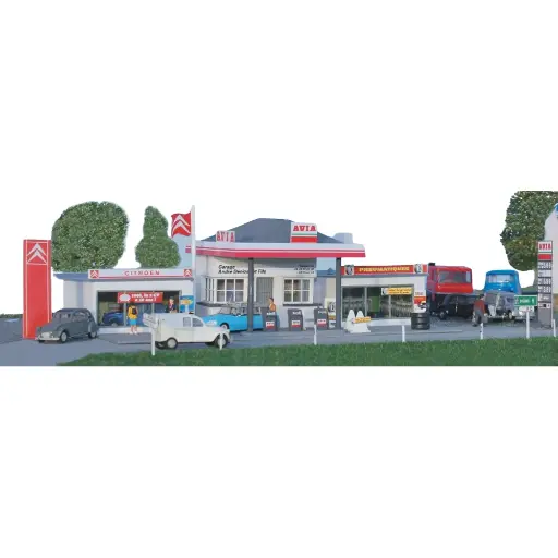[SA0160] Garage Citroën - Atelier de Pneus - Station-Service Avia - SAI 160.4 - HO 1/87 - EP IV