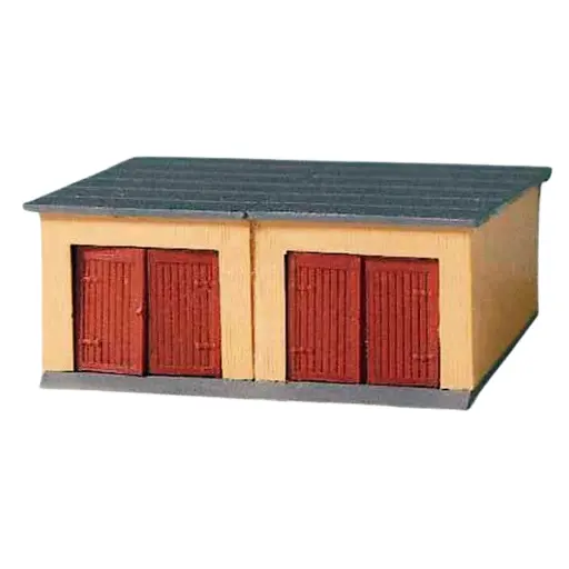 [SA0450] 2 Garages - SAI 450 - HO 1/87 - Maquette à Monter