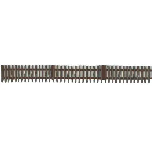 [SA0514] Barrières Rustiques Bois Foncé - SAI 514 - HO 1/87 - 1180 mm
