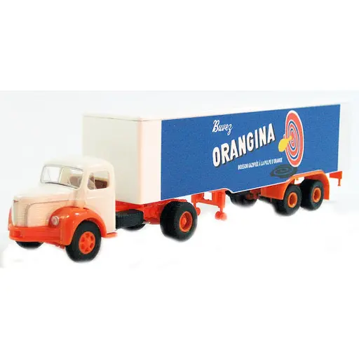 [SA2553] Semi-remorque berliet TLR8 avec remorque ORANGINA
