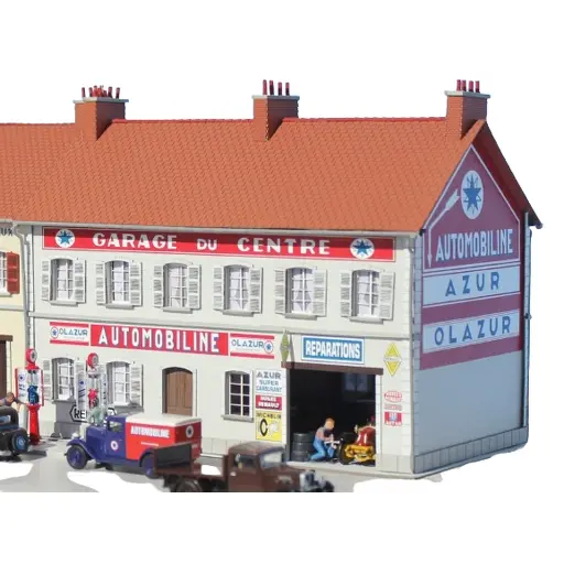 [SA050] Garage - Atelier de Réparations - Distributeurs d'Essence - SAI 050 - HO 1/87 - EP II