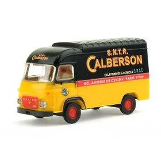 [SA2912] Fourgon Saviem SG2 réhaussé - livrée Calberson -  SAI 2912 - HO 1/87