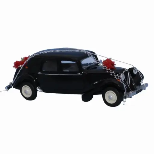 [SA1502] Citroën Traction 11B 1952 noire, voiture des mariés - Sai 1502 - HO 1/87