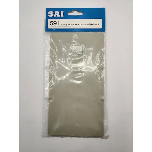 [SA591] Kit de 2 plaques sol ou crépi ciment
