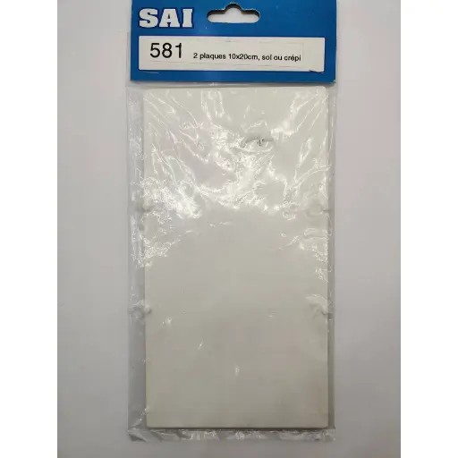 [SA581] Kit de 2 plaques sol ou crépi - SAI 581 - HO 1/87