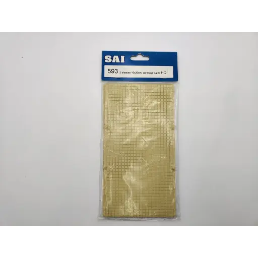 [SA593] Kit de 2 plaques de carrelage imitation sable de dimensions 10 x 20 cm