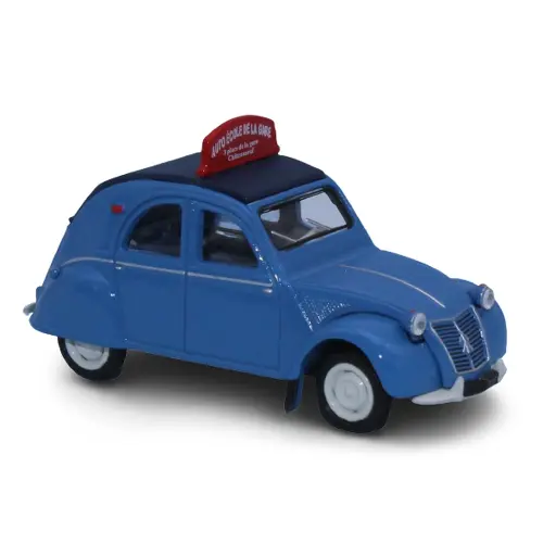[SA6021] Véhicule Citroën 2CV AZLP 1958 "Auto École de la gare" SAI 6021 - HO 1/87 - EP III