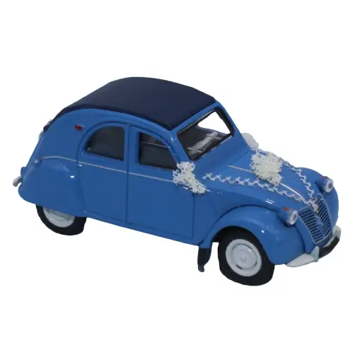 [SA6025] Véhicule Citroën 2CV AZLP 1958 "Voiture des mariées" SAI 6025 - HO 1/87 - EP III