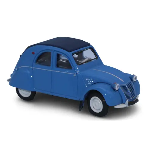 [SA6003] Véhicule Citroën 2CV AZLP 1958 livrée bleue SAI 6003 - HO 1/87 - EP III