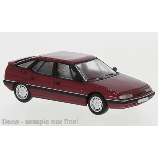 [SA3032] Véhicule Citroën XM Rouge Foncé Métallisé SAI 3032 - HO 1 : 87