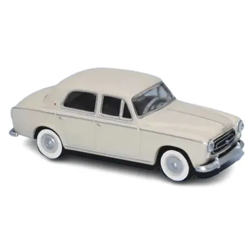 [SA6201] Voiture Peugeot 403 limousine, 1959 beige ivoire version luxe SAI 6201 - HO 1/87
