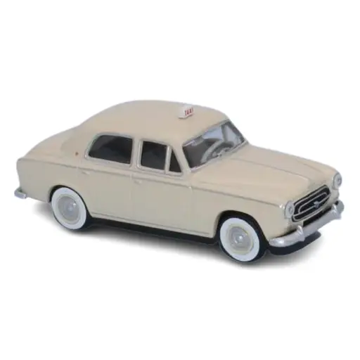 [SA6210] Voiture TAXI Peugeot 403 limousine 8cv 1959 beige ivoire SAI 6210 - HO 1/87