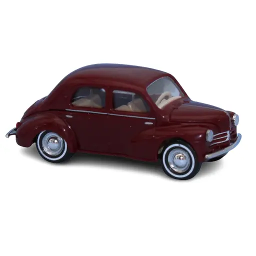 [SA2260] Voiture Renault 4cv rouge pourpre SAI 2260 - HO 1/87