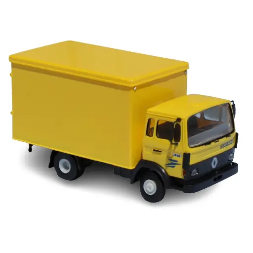 [SA3654] Camion Renault JN 90 tôlé, PTT jaune SAI 3654 - HO : 1/87