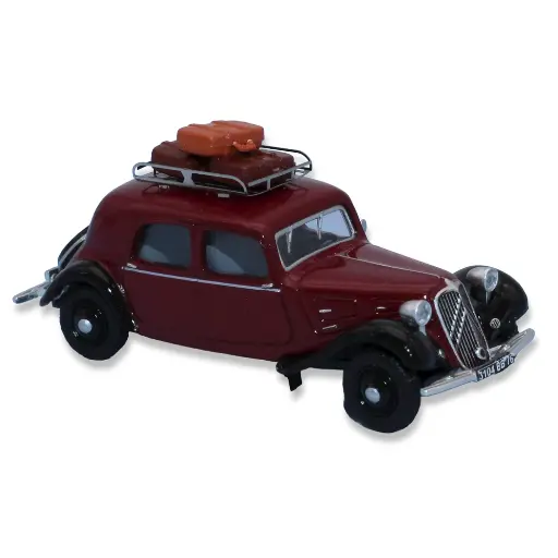 [SA1811] Voiture Citroën Traction 11A SAI 1811 - HO : 1/87 - livrée rouge Excelsior