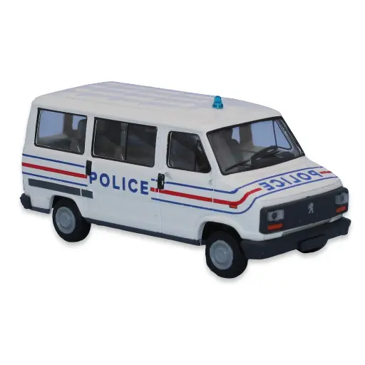 [SA7166] Camionnette miniature Peugeot J5 Police SAI 7166 - HO : 1/87