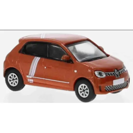 [SA7509] Renault Twingo III orange Valencia métallisé (série limitée électrique Vibes) 2019 - SAI 7509 - 1/87