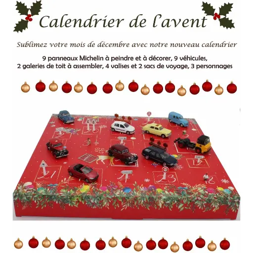 [SA0040] Calendrier de l'avent spécial route - Noël - SAI 0040 - HO 1/87 -
