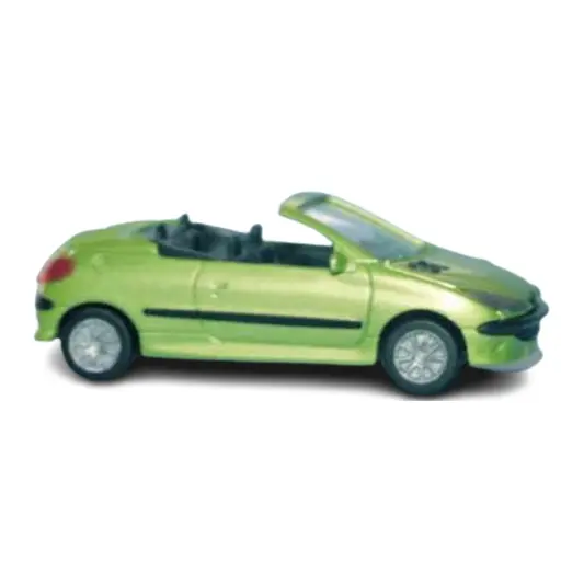 [SA2196] Peugeot 206 cabriolet - vert maori métallisé - SAI 2196 - HO 1/87