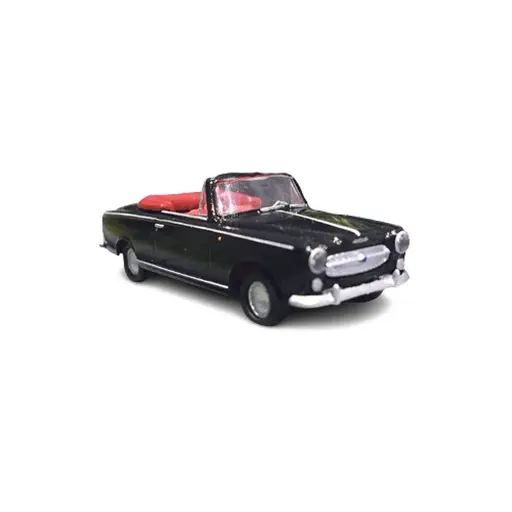 [SA2531] Peugeot 403 cabriolet - SAI 2531 - HO 1/87 - noire/rouge