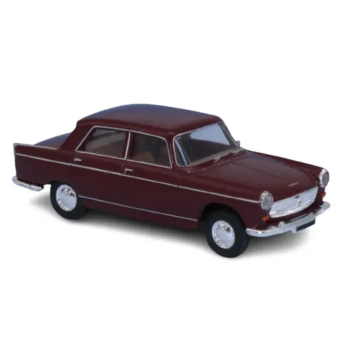 [SA2323] Voiture Peugeot Berline 404 bordeaux - SAI 2323 (brekina 92984) - HO 1/87