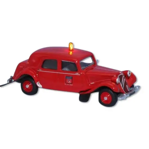 [SA0912] Citroën Traction 11B 1952 des pompiers de Lyon - SAI 0912 - HO 1/87