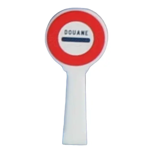 [SA8371] Panneau d'interdiction Michelin - SAI 8371 - HO 1/87 - Douane - 1931