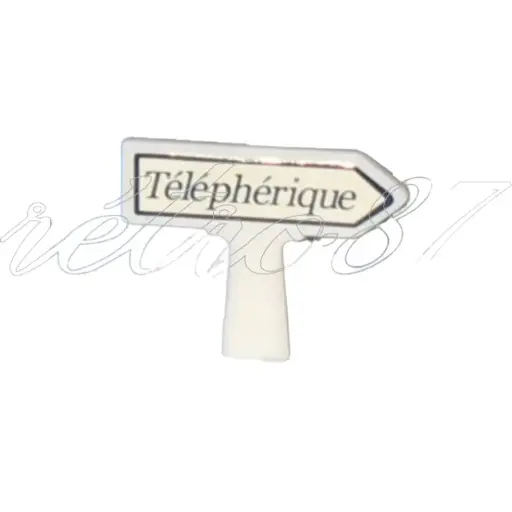 [SA8407] Panneau Michelin d'indication de lieux : téléphérique - SAI 8407 - HO 1/87