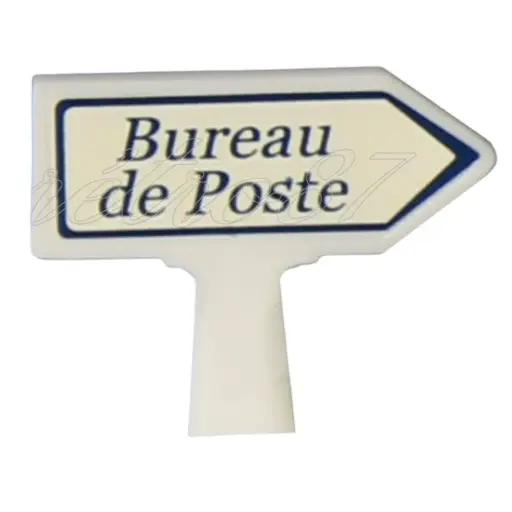 [SA8425] Panneau Michelin "Bureau de poste" - SAI 8425 - HO 1/87