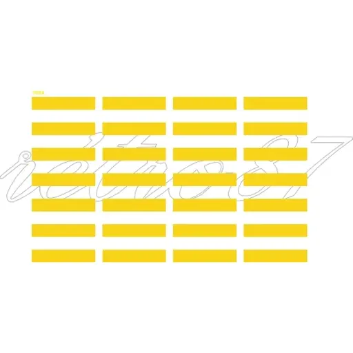 [SA1034] Lot de 4 passages piétons jaunes - SAI 1034 - HO 1/87