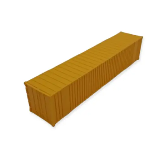 [SA8909] Container 40', jaune - SAI 8909 - HO 1/87