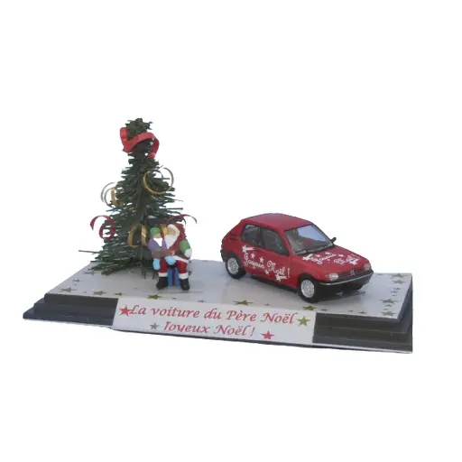 [SA1300] Peugeot 205 "voiture du père noel" - SAI 1300 - HO 1/87