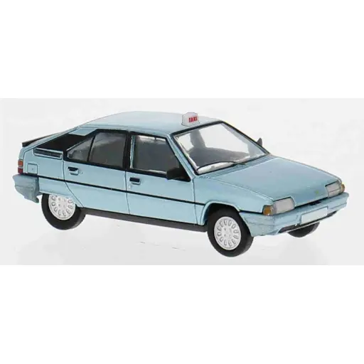 [SA6495] TAXI Citroën BX phase 1, 1983, bleu argenté métallisé verni - SAI 6495 - HO 1/87