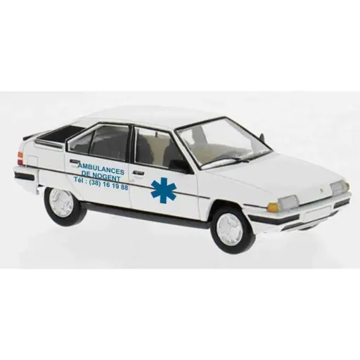 [SA6496] Citroën BX phase 1 Ambulances de Nogent - SAI 6496 - HO 1/87