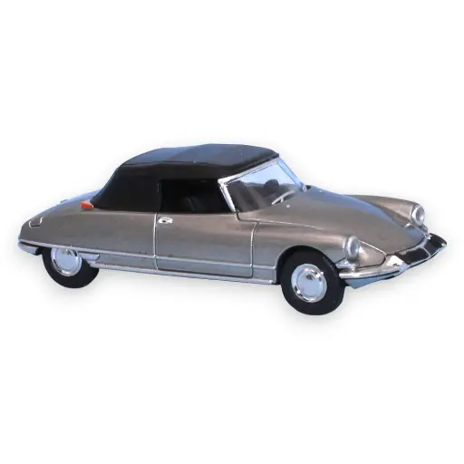 [SA7811] Citroën DS 19 cabriolet 1963, capote fermée, gris nacré - Sai 7811 - HO 1/87