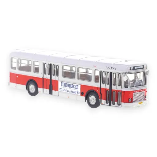 [SA4384] Autobus Saviem SC10, 1-4-4, Nantes, CNTC ligne 24, 1965 - Sai 4384 - HO 1/87