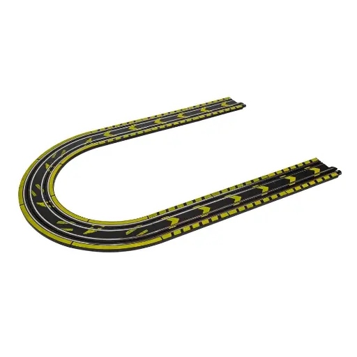 [SCG8045] Pack d'extension de circuits - Micro SCALEXTRIC G8045 - S 1/64 - Voies droites & voies courbes