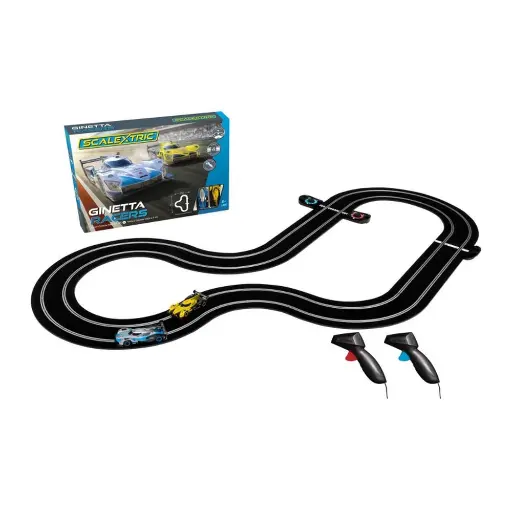 [SCC1412P] Coffret de circuit Ginetta Racers - Scalextric C1412P - I 1/32 - 1910 x 1320 mm