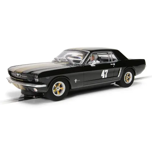 [SCC4405] Voiture Ford Mustang - SCALEXTRIC C4405 - I 1/32 - Analogique - Noire et Or