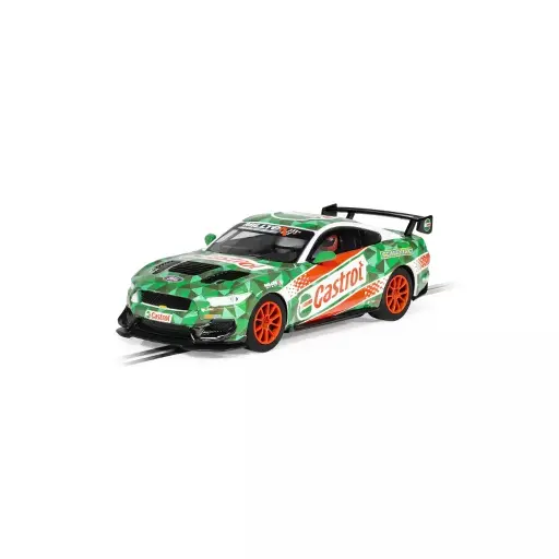 [SCC4327] Voiture Ford Mustang GT4 - SCALEXTRIC C4327 - I 1/32 - Analogique - Castrol Drift Car