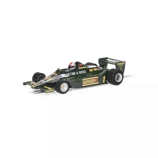 [SCC4423] Formule 1 Lotus 79 - Scalextric C4423 - I 1/32 - Analogique - USA GP West 1979 - Mario Andretti